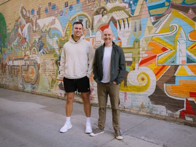 A photo of Pathlabs CEO Will Lapointe (left) and Mario Schulzke, chief operating officer at Pathlabs.
