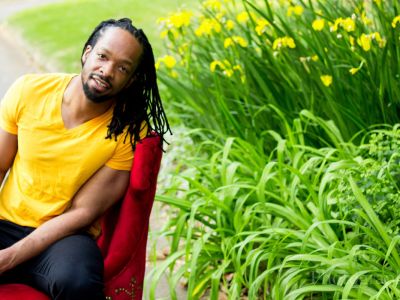 A photo of the poet Jericho Brown. 