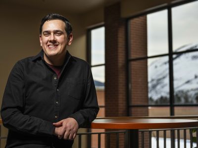 A picture of Oscar Lemus-Arellano in the UM law school.