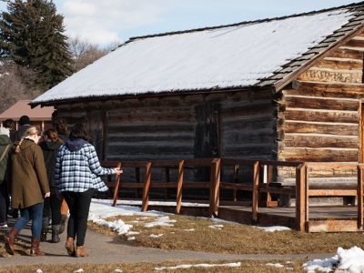 UM students tour history Fort Missoula 