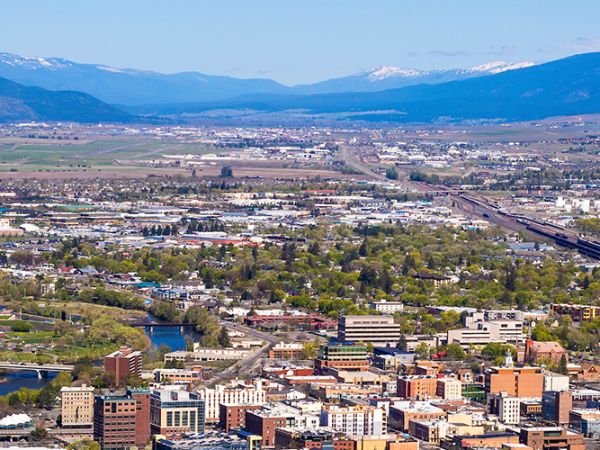 Looking west over the Missoula Valley