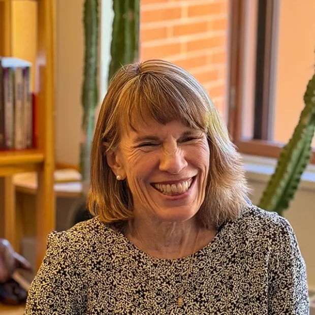 Janet Zupan laughing